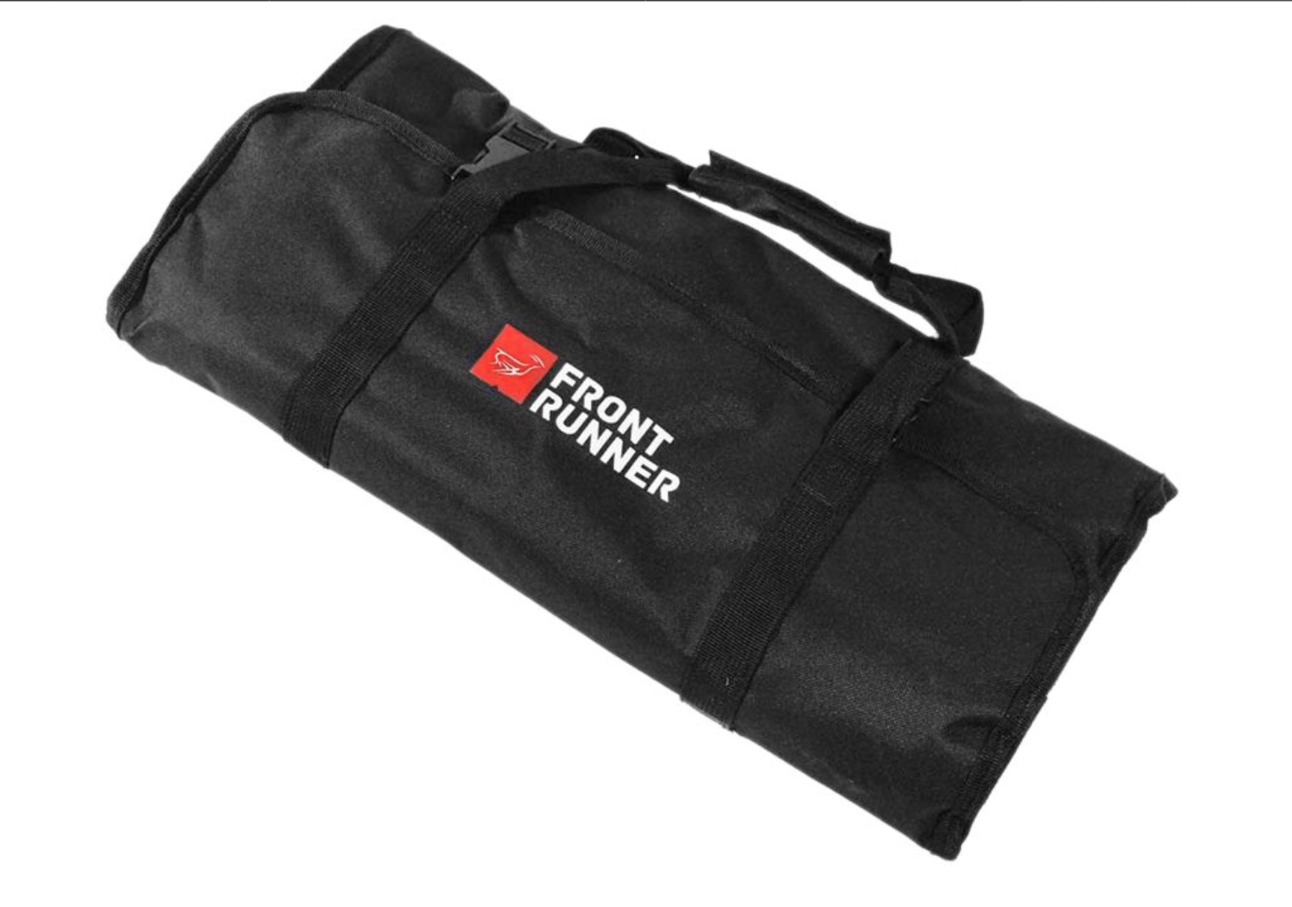 Rhino USA Tool Bag Roll - Heavy Duty Canvas Organizer, Black