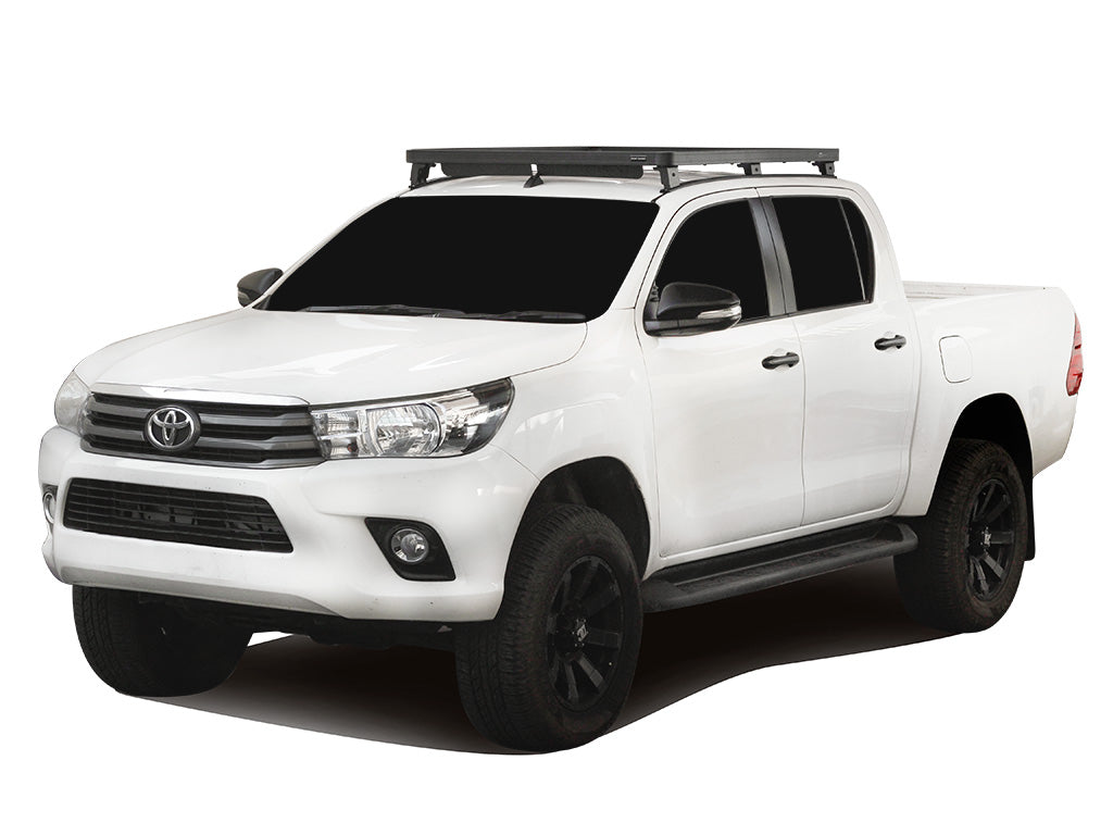 FRONT RUNNER Toyota Hilux Revo DC (2016-Current) Track AND Feet Slimline II Roof Rack Kit